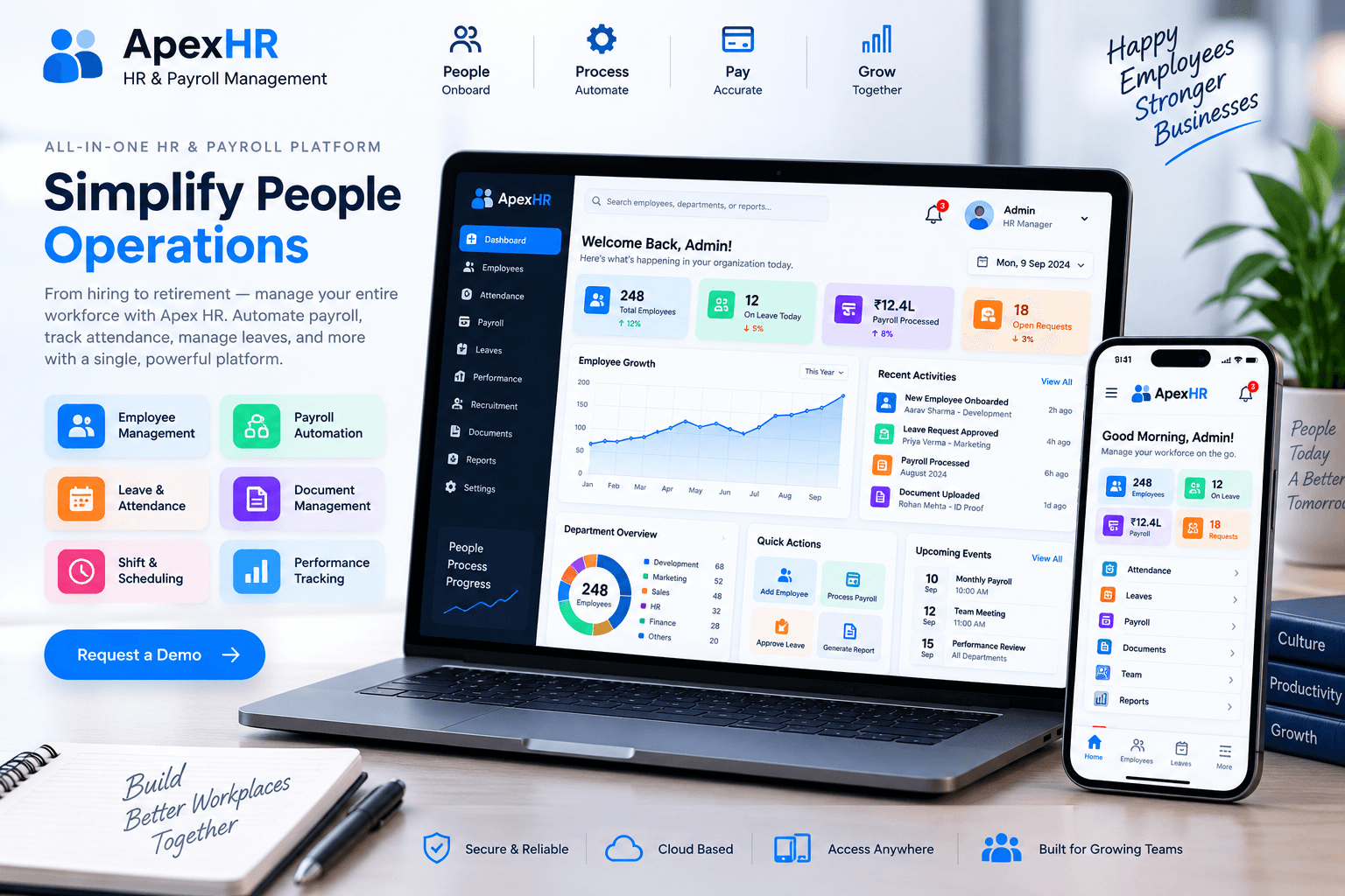 Apex HR & Payroll Management System