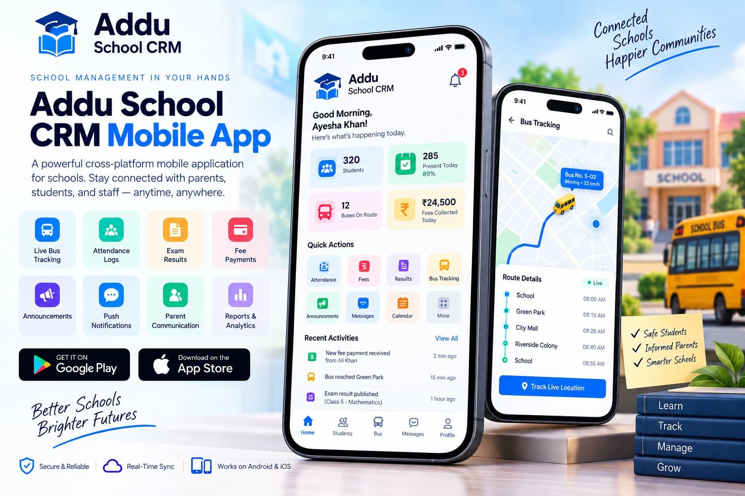 Addu School CRM Mobile App